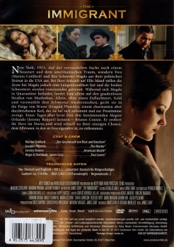 The Immigrant - (Vermietrecht) - Einzel-DVD - Neu & OVP